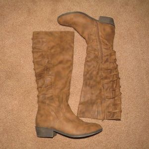 Brown Mid Calf Boots
